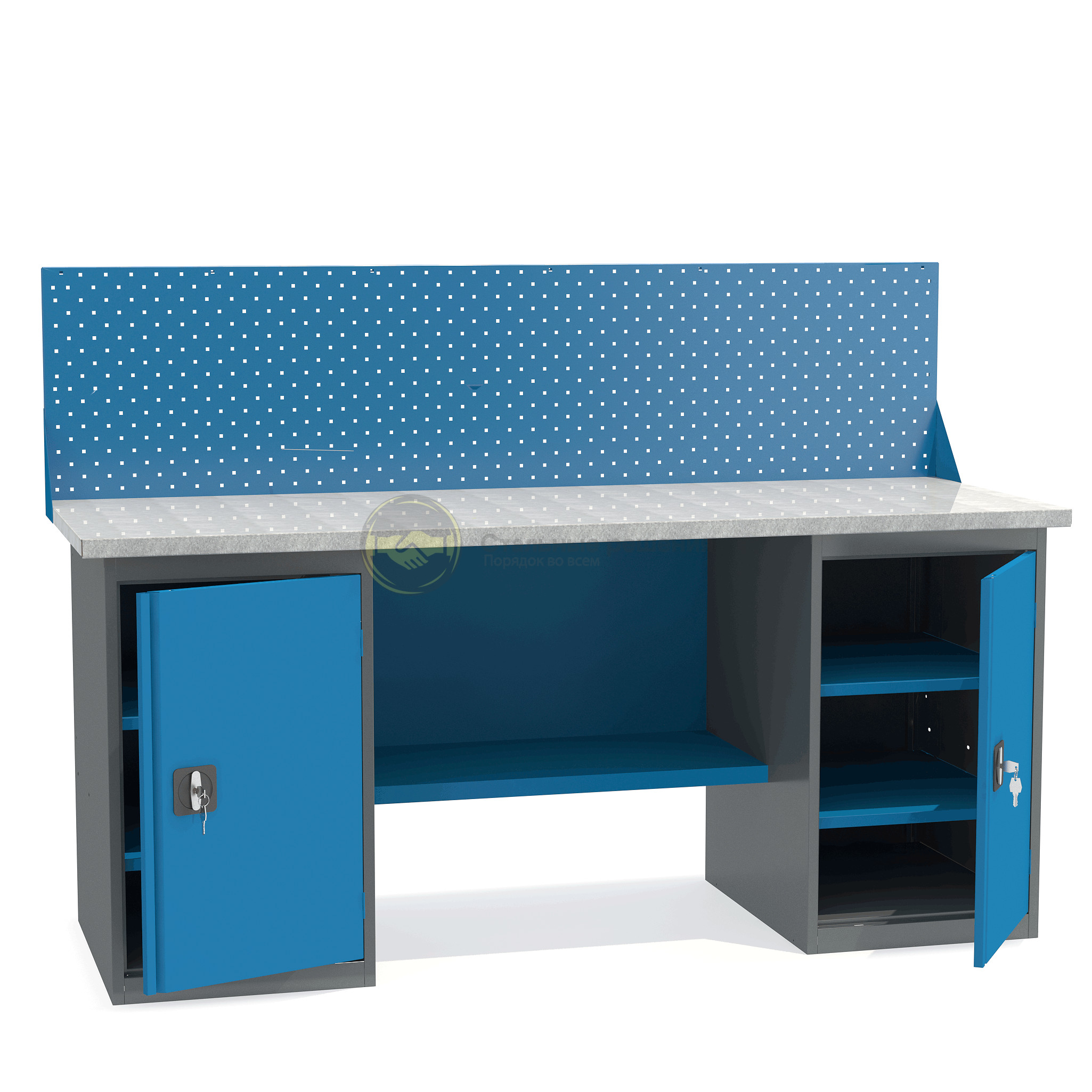 ВТ2-1.9 Верстак с двумя тумбами 2